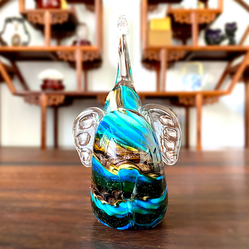 4 Colors Crystal Glass Elephan - đánh giá và giá Art And Craft For Xmas