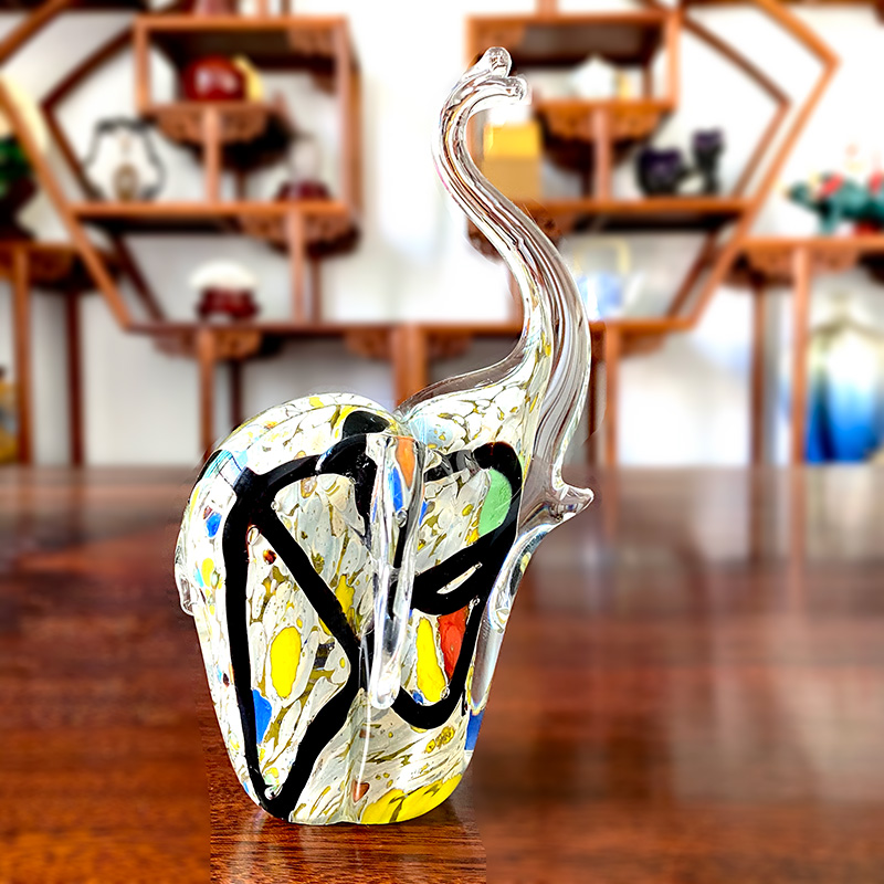 4 Colors Crystal Glass Elephan - đánh giá và giá Art And Craft For Xmas