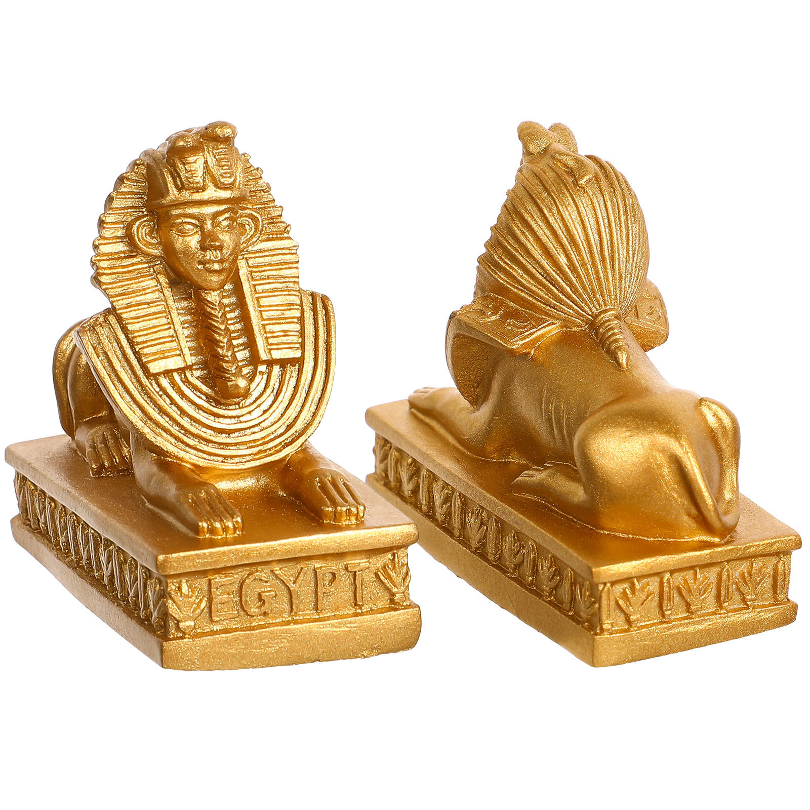 2Pcs Egyptian Sphinx Statue Re - đánh giá và giá Art Craft Cafe