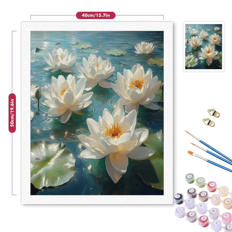 Oil Painting By Numbers Flower - đánh giá và giá Letter S Art Craft