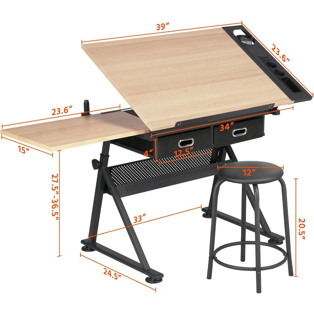 Height Adjustable Drating Tabl - đánh giá và giá Art & Craft Kids Toys