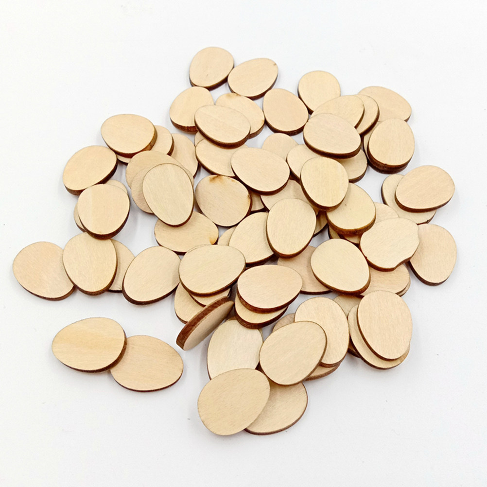100Pcs 30Mm Egg Shaped Unfinis - đánh giá và giá Art And Craft For Nursery