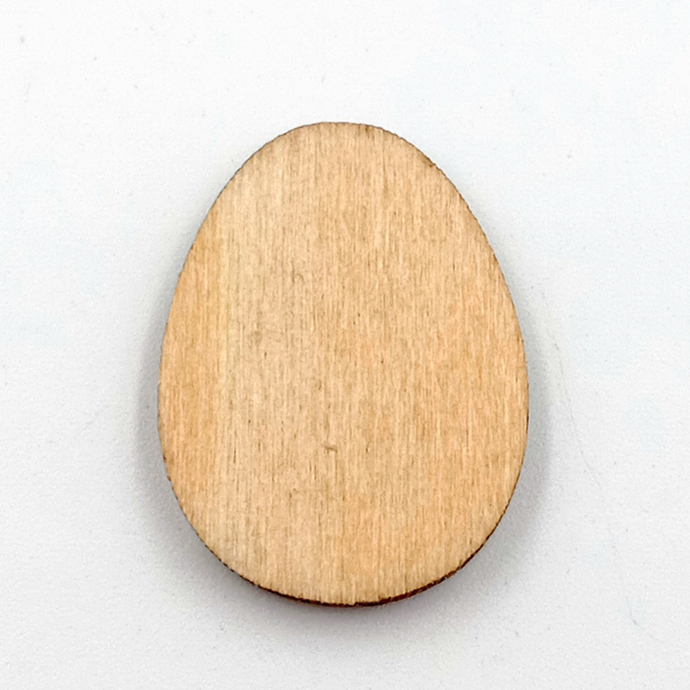 100Pcs 30Mm Egg Shaped Unfinis - đánh giá và giá Art And Craft For Nursery