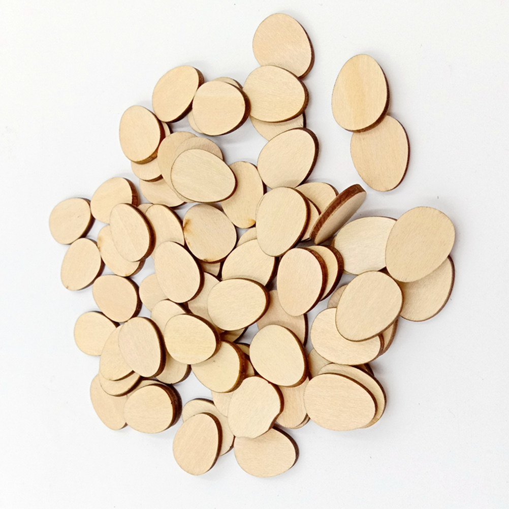 100Pcs 30Mm Egg Shaped Unfinis - đánh giá và giá Art And Craft For Nursery