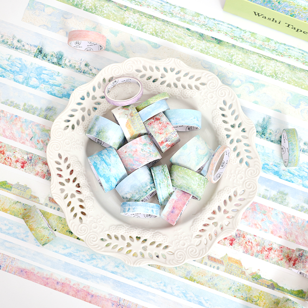20 Rolls Vintage Garden Washi  - đánh giá và giá Washi Tape Rolls