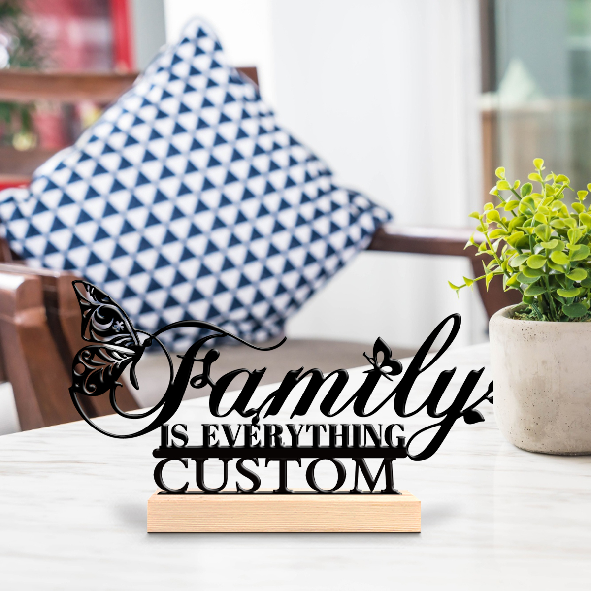 1pc butterfly flower Custom Te - đánh giá và giá Art Craft Wood