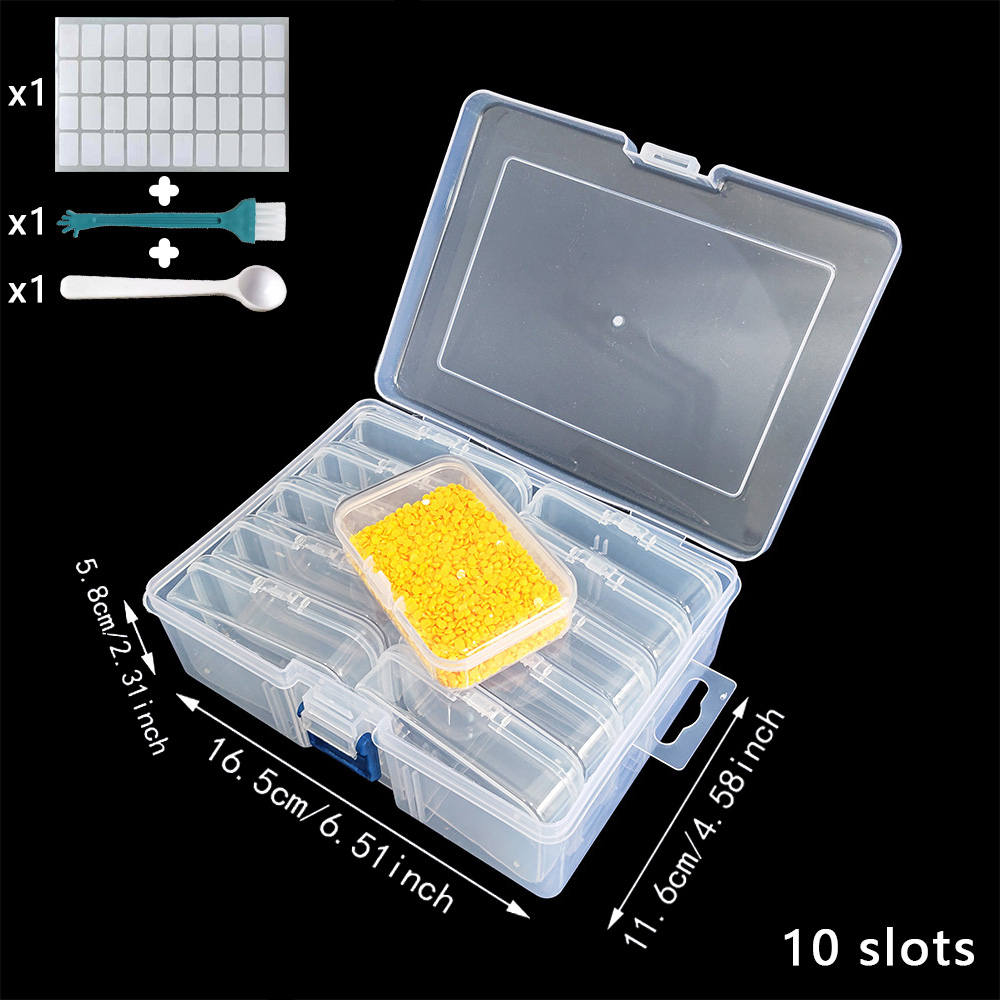 Plastic Diamond Painting Stora - đánh giá và giá Art Craft Organizer